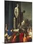 Death of Caesar, March 15, 44 BC-Vincenzo Camuccini-Mounted Giclee Print