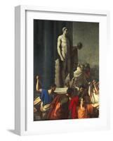 Death of Caesar, March 15, 44 BC-Vincenzo Camuccini-Framed Giclee Print