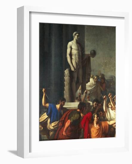 Death of Caesar, March 15, 44 BC-Vincenzo Camuccini-Framed Giclee Print