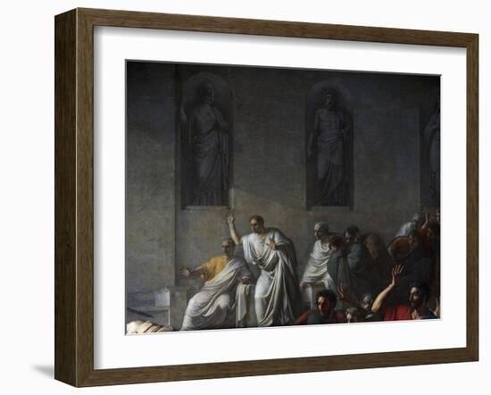 Death of Caesar, March 15, 44 BC-Vincenzo Camuccini-Framed Giclee Print