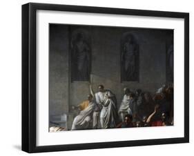 Death of Caesar, March 15, 44 BC-Vincenzo Camuccini-Framed Giclee Print