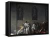 Death of Caesar, March 15, 44 BC-Vincenzo Camuccini-Framed Stretched Canvas