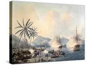 Death of Captain Cook-John the Younger Cleveley-Stretched Canvas