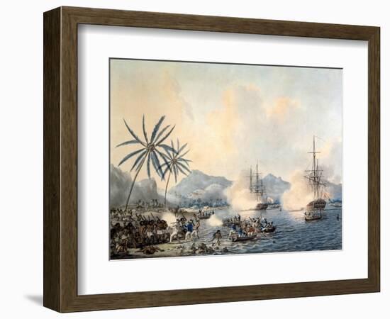 Death of Captain Cook-John the Younger Cleveley-Framed Giclee Print