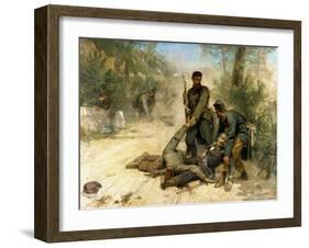 Death of Charles De Cristofori-Sebastiano Mazzoni-Framed Giclee Print