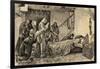 Death of Christopher Columbus (1451-1506). Engraving-null-Framed Giclee Print