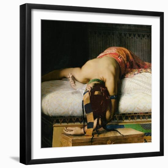 Death of Cleopatra, 1874 (Detail)-Jean-Andre Rixens-Framed Giclee Print