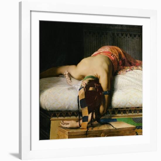 Death of Cleopatra, 1874 (Detail)-Jean-Andre Rixens-Framed Giclee Print