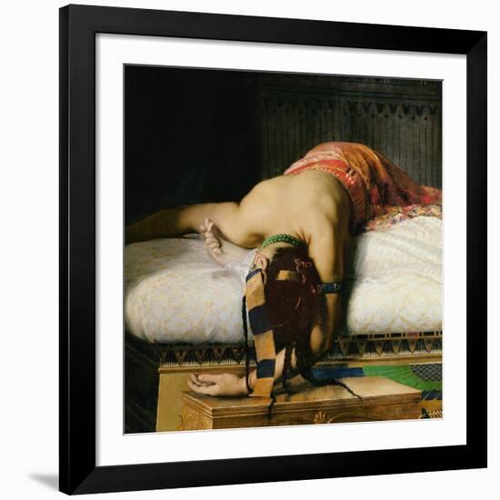 Death of Cleopatra, 1874 (Detail)-Jean-Andre Rixens-Framed Giclee Print