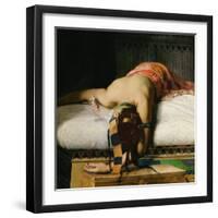 Death of Cleopatra, 1874 (Detail)-Jean-Andre Rixens-Framed Giclee Print