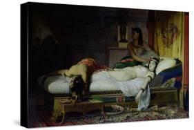 Death of Cleopatra, 1874-Jean André Rixens-Stretched Canvas