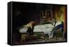 Death of Cleopatra, 1874-Jean André Rixens-Framed Stretched Canvas