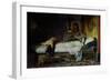 Death of Cleopatra, 1874-Jean André Rixens-Framed Giclee Print