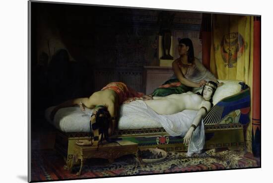 Death of Cleopatra, 1874-Jean André Rixens-Mounted Giclee Print