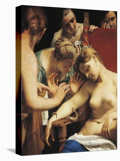 Death of Cleopatra, Circa 1660-Guido Cagnacci-Stretched Canvas