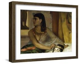 Death of Cleopatra, Detail-Jean Andre Rixens-Framed Giclee Print