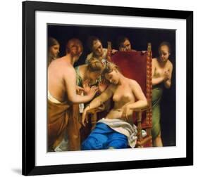 Death of Cleopatra-Guido Cagnacci-Framed Collectable Print