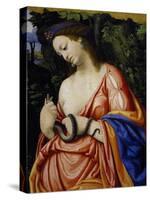 Death of Cleopatra-Andrea Solario-Stretched Canvas