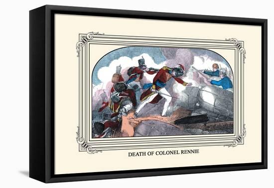 Death of Colonel Rennie-J. Downes-Framed Stretched Canvas