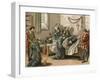 Death of Columbus-Spanish School-Framed Giclee Print