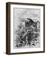 Death of Conan-null-Framed Art Print