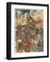 Death of Constantine XI Palaiologos and the Fall of Constantinople-Giuseppe Rava-Framed Giclee Print