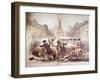 Death of Crispus Attucks at the Boston Massacre, 5th March, 1770, 1856-James Wells Champney-Framed Giclee Print