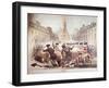 Death of Crispus Attucks at the Boston Massacre, 5th March, 1770, 1856-James Wells Champney-Framed Giclee Print