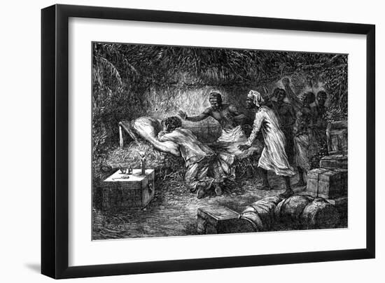 Death of David Livingstone, Scottish Missionary and Explorer, 1 May 1873-null-Framed Giclee Print