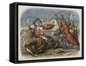 Death of De Montfort-James William Edmund Doyle-Framed Stretched Canvas