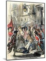 Death of Delaunay, c.1789-null-Mounted Giclee Print