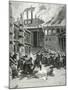 Death of Emperor Vitellio from Early History of Rome by Ludovico Pogliaghi, 1890-null-Mounted Giclee Print
