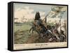 Death of Field Marshal Von Schwerin at the Battle of Prague-Richard Knoetel-Framed Stretched Canvas