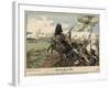 Death of Field Marshal Von Schwerin at the Battle of Prague-Richard Knoetel-Framed Giclee Print