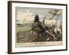 Death of Field Marshal Von Schwerin at the Battle of Prague-Richard Knoetel-Framed Giclee Print