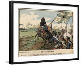 Death of Field Marshal Von Schwerin at the Battle of Prague-Richard Knoetel-Framed Giclee Print