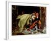 Death of Francesca Da Rimini and Paolo Malatesta, 1870-Alexandre Cabanel-Framed Giclee Print