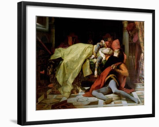 Death of Francesca Da Rimini and Paolo Malatesta, 1870-Alexandre Cabanel-Framed Giclee Print