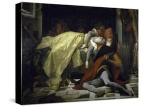 Death of Francesca de Rimini and Paolo Malatesta-Alexandre Cabanel-Stretched Canvas