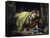 Death of Francesca de Rimini and Paolo Malatesta-Alexandre Cabanel-Framed Stretched Canvas