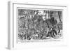 Death of General Brock at the Battle of Queenston Heights, October 13th, 1812-null-Framed Giclee Print