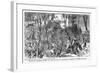 Death of General Brock at the Battle of Queenston Heights, October 13th, 1812-null-Framed Giclee Print