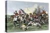 Death of General de Kalb at the Battle of Camden, South Carolina, c.1780-null-Stretched Canvas