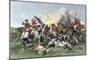 Death of General de Kalb at the Battle of Camden, South Carolina, c.1780-null-Mounted Giclee Print