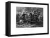 Death of General Felix Zollicoffer, Battle of Mill Springs, Kentucky, January 1862-R Dudensing-Framed Stretched Canvas