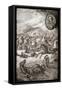 Death of General George Armstrong Custer and Soldiers of the 7th Cavalry at the Battle of Little…-null-Framed Stretched Canvas