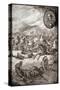 Death of General George Armstrong Custer and Soldiers of the 7th Cavalry at the Battle of Little…-null-Stretched Canvas