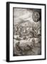 Death of General George Armstrong Custer and Soldiers of the 7th Cavalry at the Battle of Little…-null-Framed Giclee Print