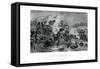 Death of General Lyon, Battle of Wilson's Creek, Missouri, August 1861, (1862-186)-V Balch-Framed Stretched Canvas