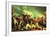 Death of General Mercer at the Battle of Princeton Against the Hessians-John Trumbull-Framed Art Print